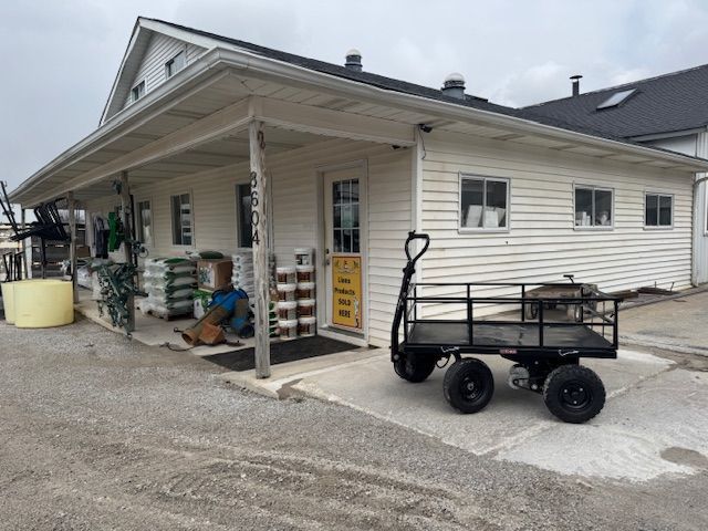 Electric wagon charging in a clean garage