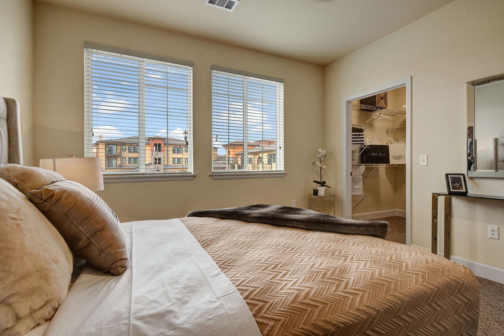 La Bella Vita Bedroom Side View Apartments in Colorado Springs, CO