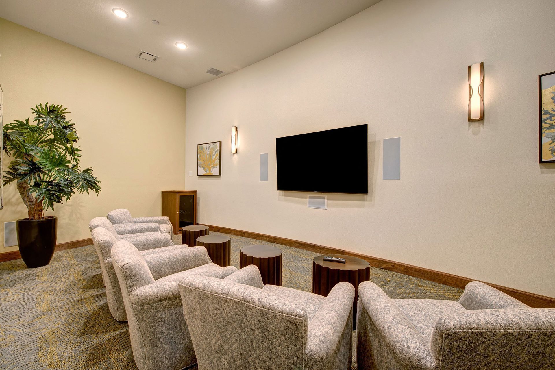 La Bella Vita Media Room Apartments in Colorado Springs, CO