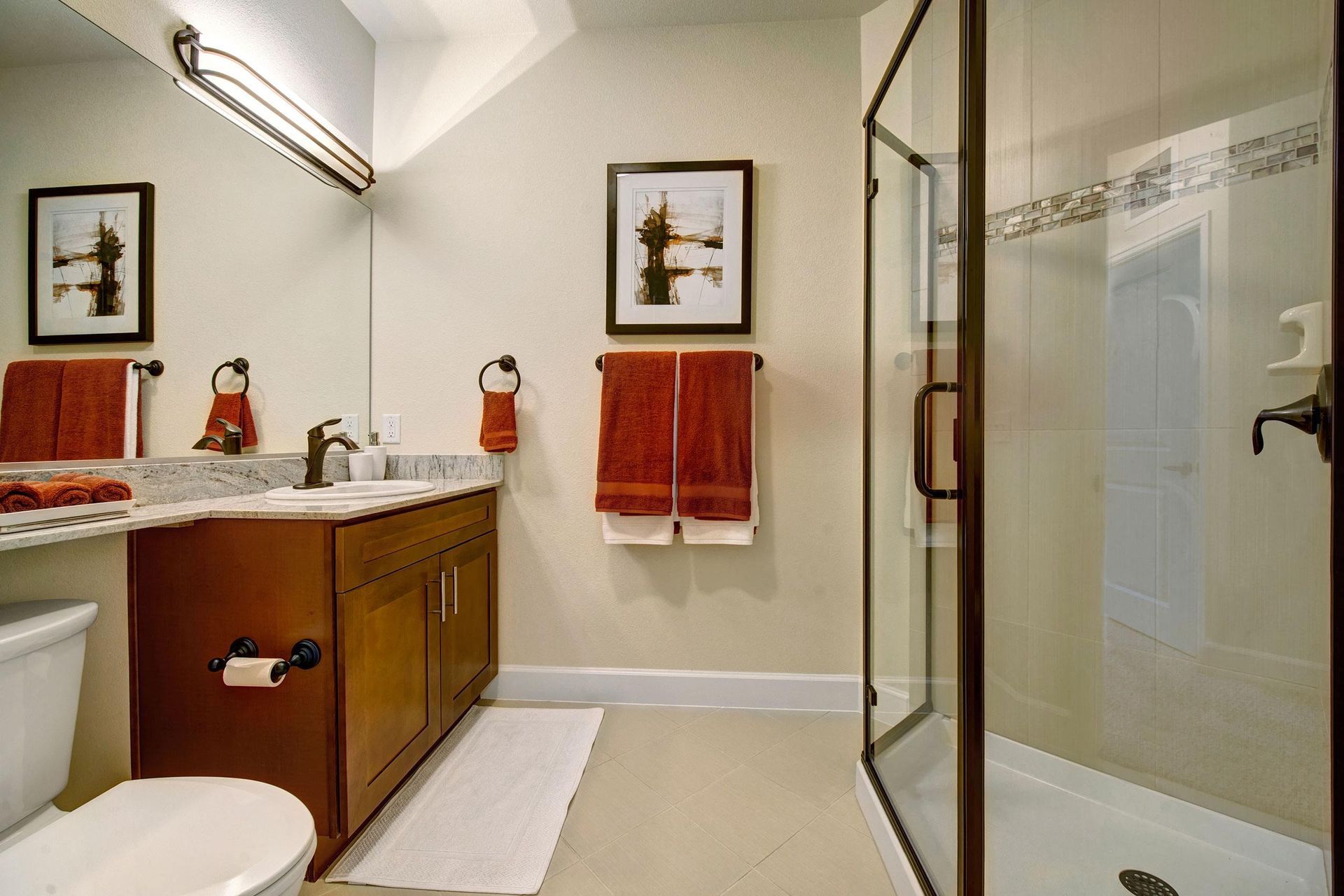 La Bella Vita Bathroom Shower Apartments in Colorado Springs, CO