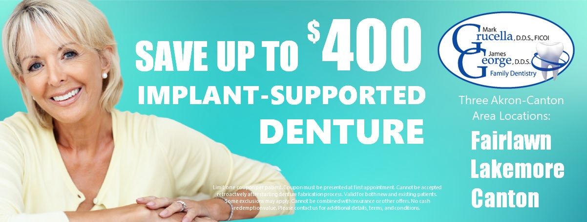 Save Up to $400 Implant Supported Denture