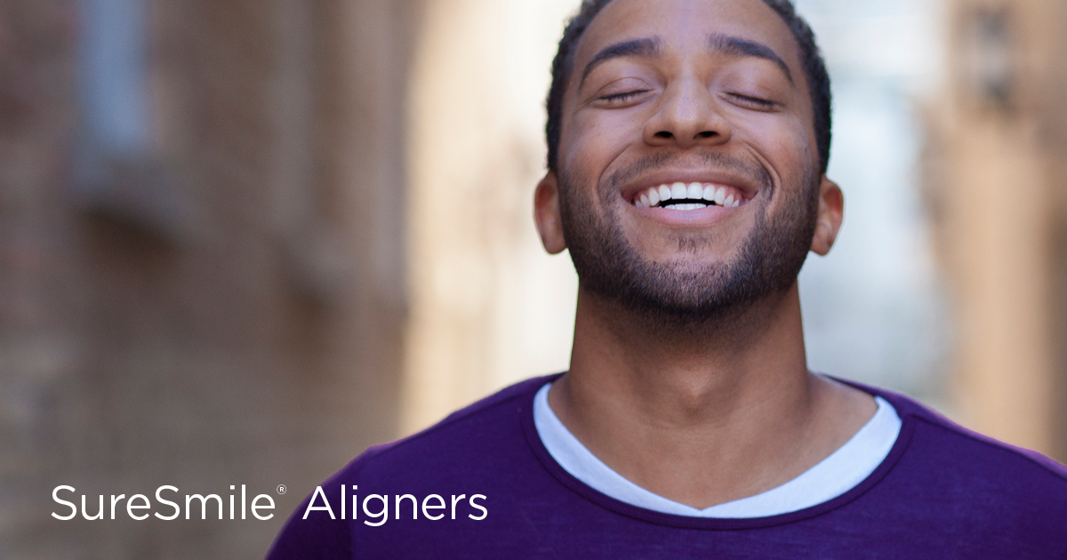 teeth straightening with SureSmile Aligners