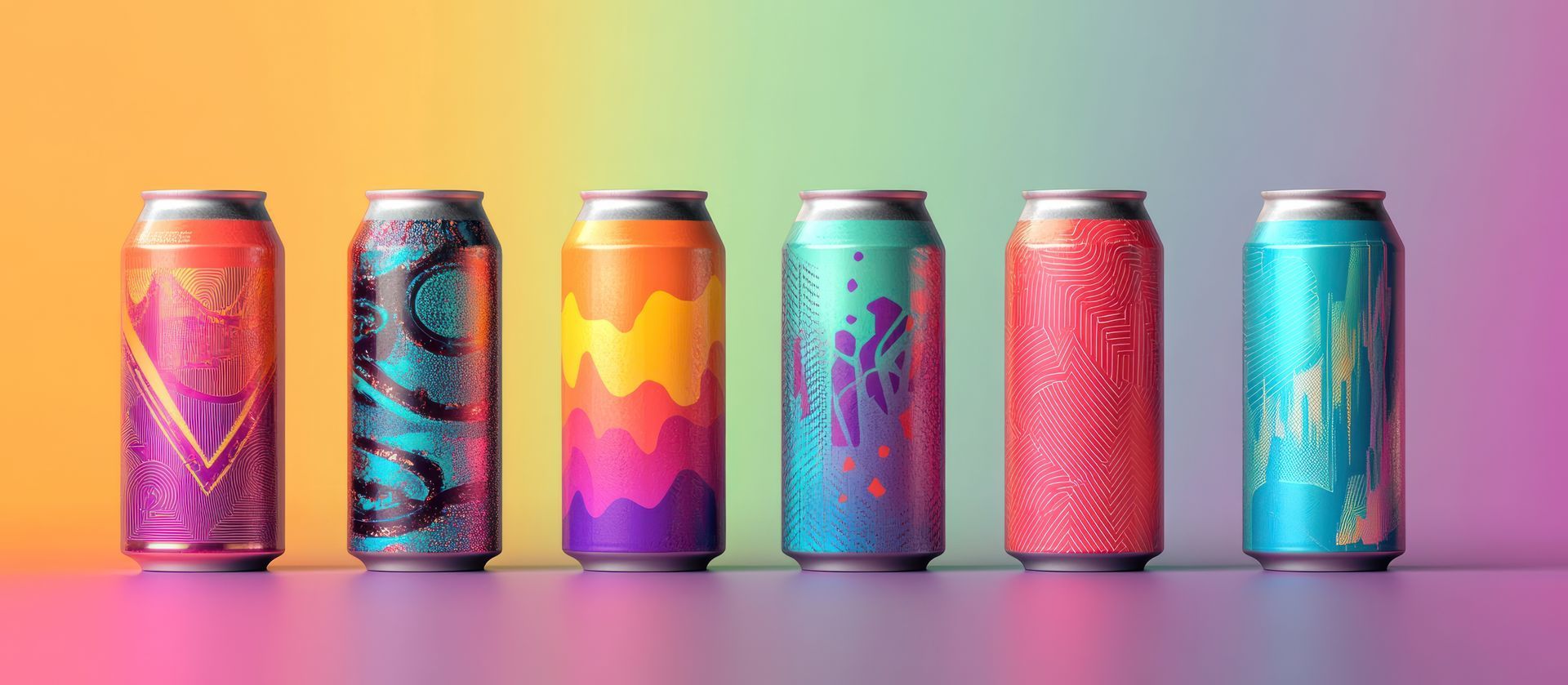 Full color labels, 4 color process, four color process, CMYK