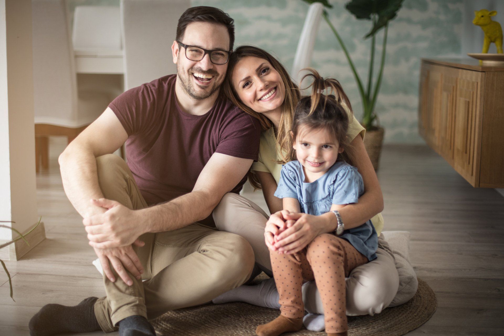 Very Happy Man With His Family — Charlotte, NC  — In and Out Bail Bonds