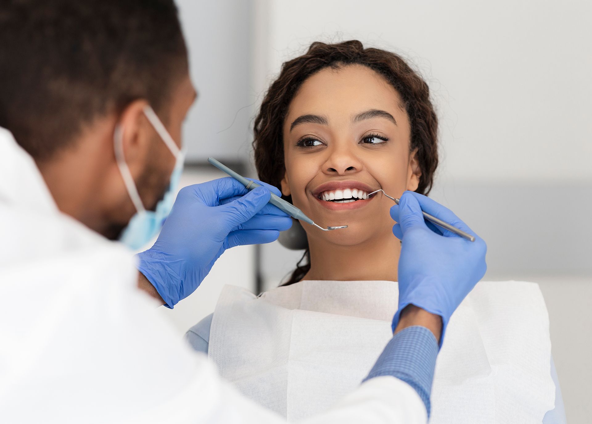Woman on Dental Office