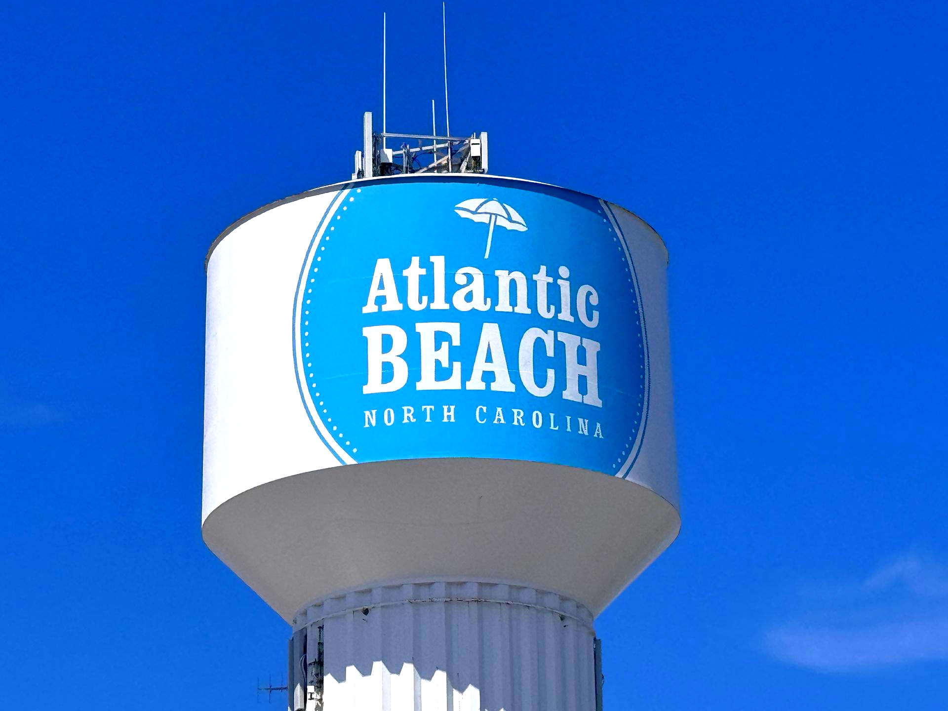 Atlantic Beach, NC water tower.