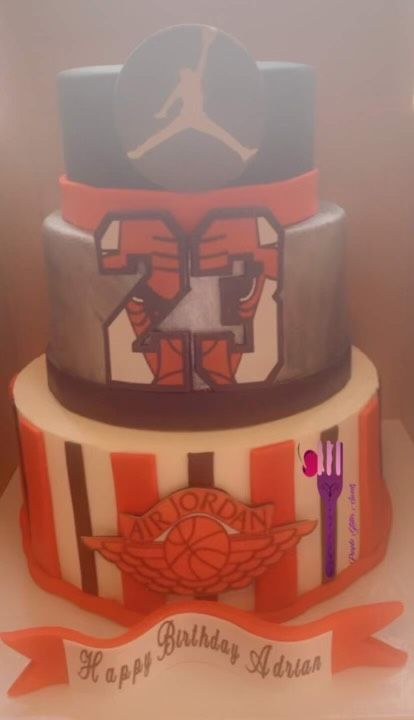 A birthday cake with the number 23 on it