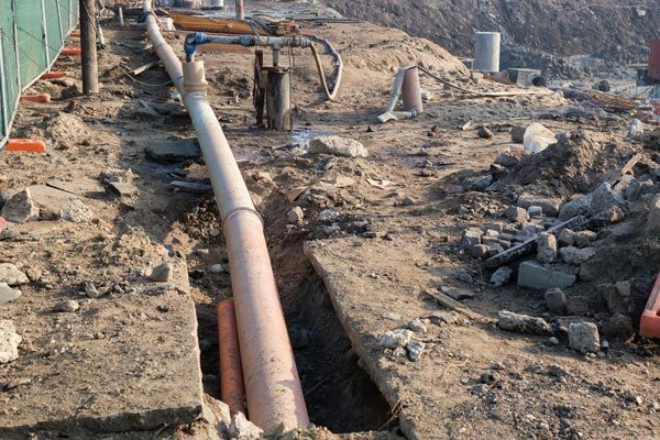 dewatering a construction site