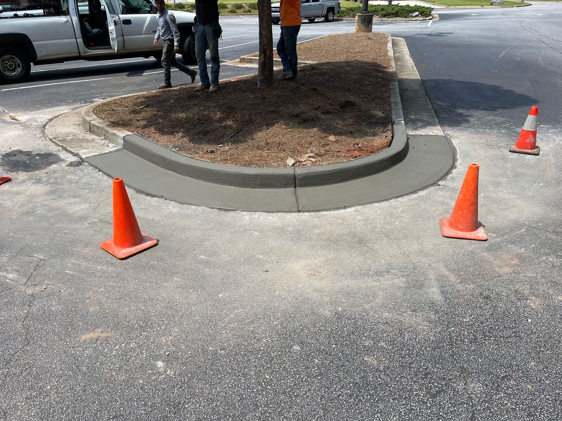 concrete curb repair