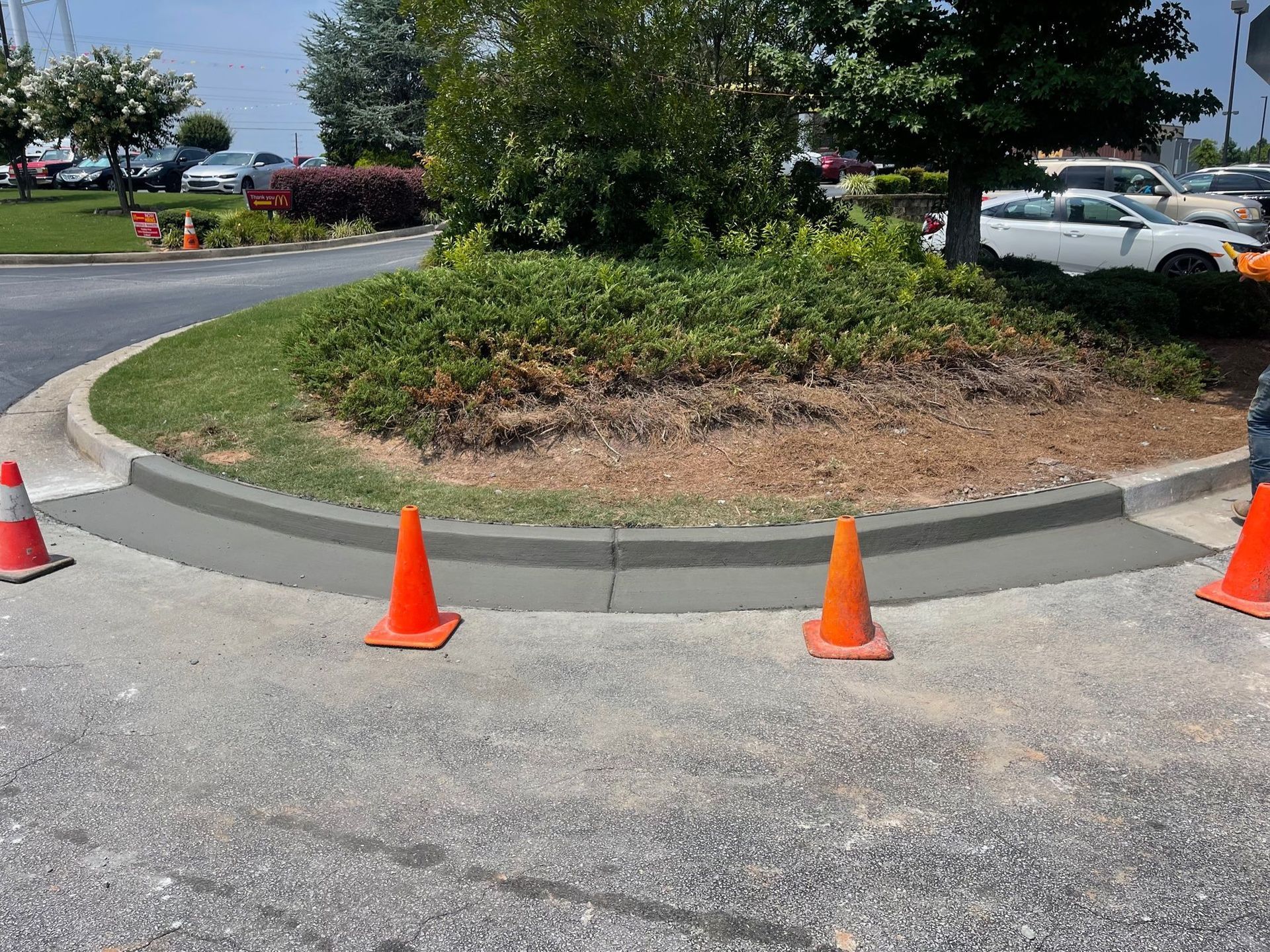 concrete curb repair