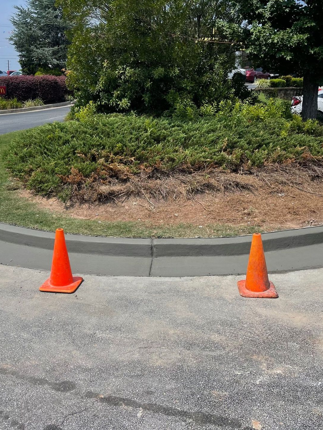 Doraville Concrete curb repair