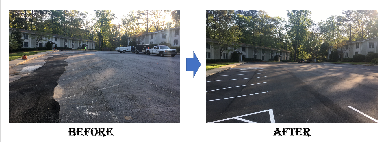 parking lot asphalt repairs