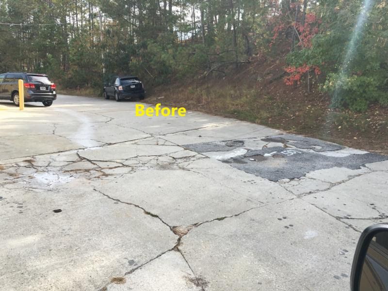 concrete driveway repair