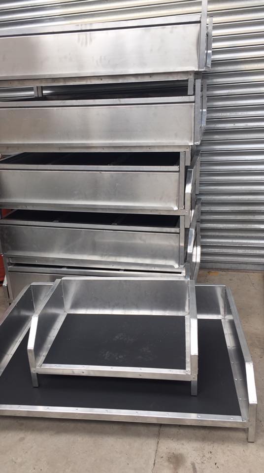 Kennel Beds fabricated by MW Engineering & Fabrication Kirkcudbright Dumfries & Galloway Scotland