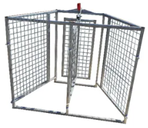 Description of the various components of a sheep handling system