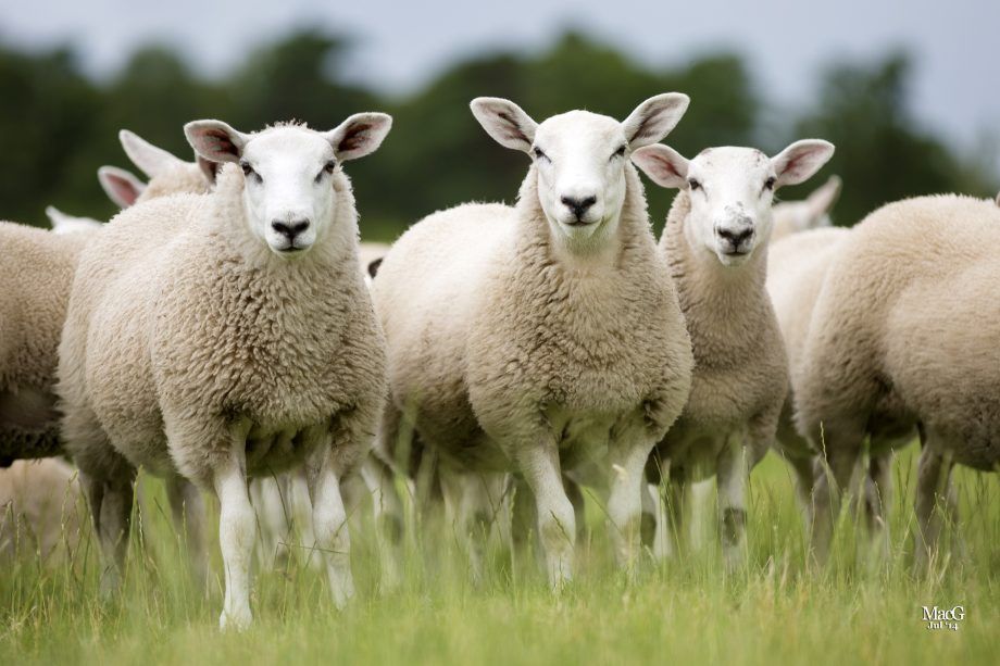 Sheep A flock of sheep