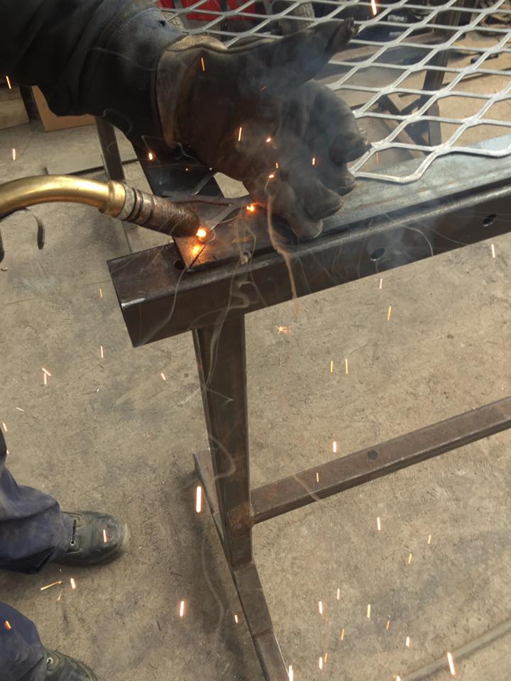 Timber Drying & Storage Crates fabricated by MW Engineering & Fabrication Kirkcudbright Dumfries & Galloway Scotland