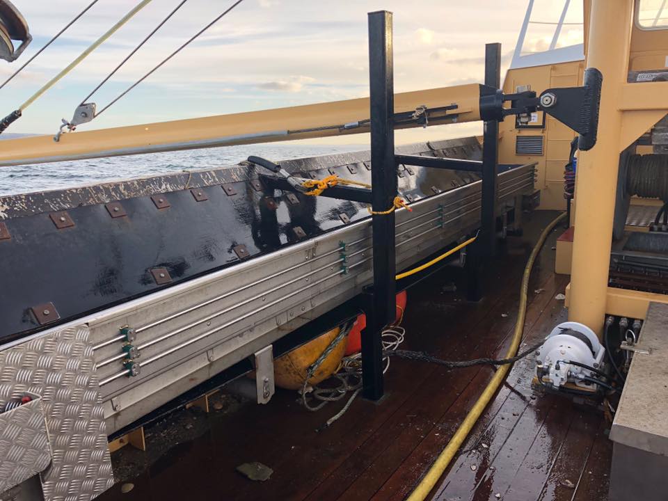 Trawler Conveyors fabricated  to your specification by MW Engineering & Fabrication near Kirkcudbright, Scotland