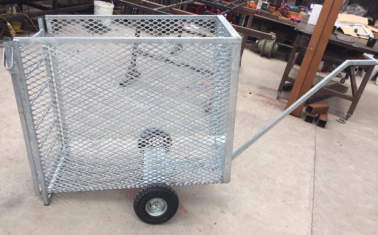 Calf or livestock trailer fabricated by MW Engineering & Fabrication Kirkcudbright Dumfries & Galloway Scotland