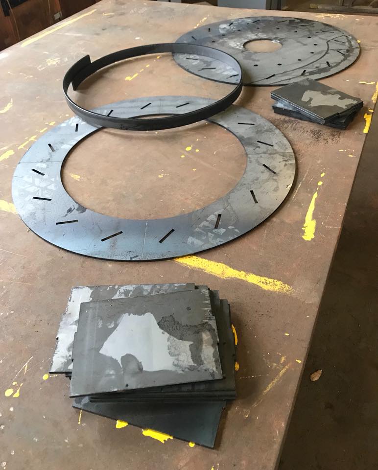 Fan Impeller made to customer's own specification by MW Engineering & Fabrication Kirkcudbright Dumfries & Galloway Scotland