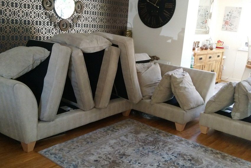 Sofa and carpet