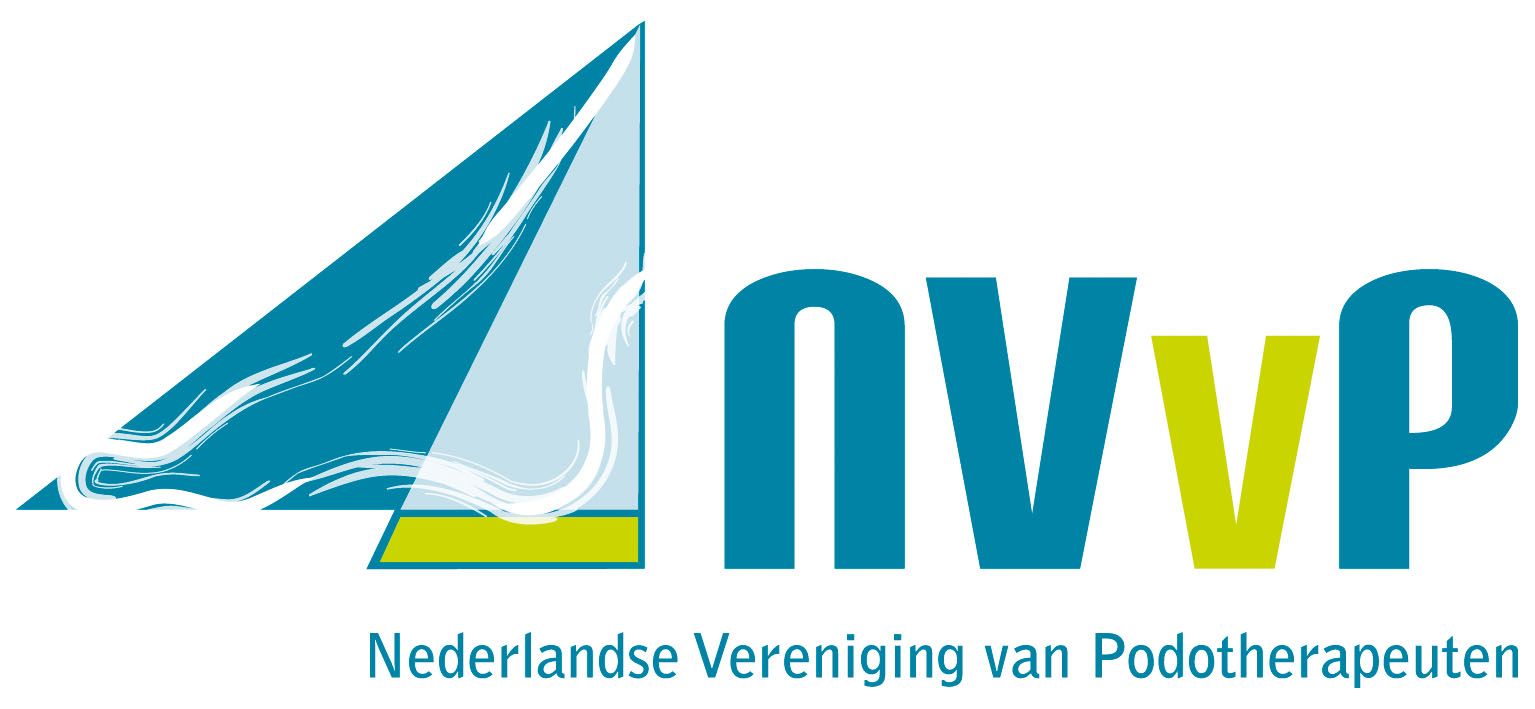 A logo for nederlandse vereniging van podotherapeuten