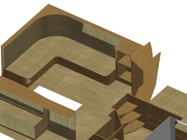 3d model Jacht, Cruiser interieurontwerp JachtbetimmeringNoord