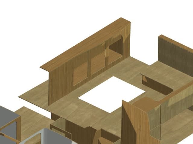 3d model Jacht, Cruiser interieurontwerp JachtbetimmeringNoord