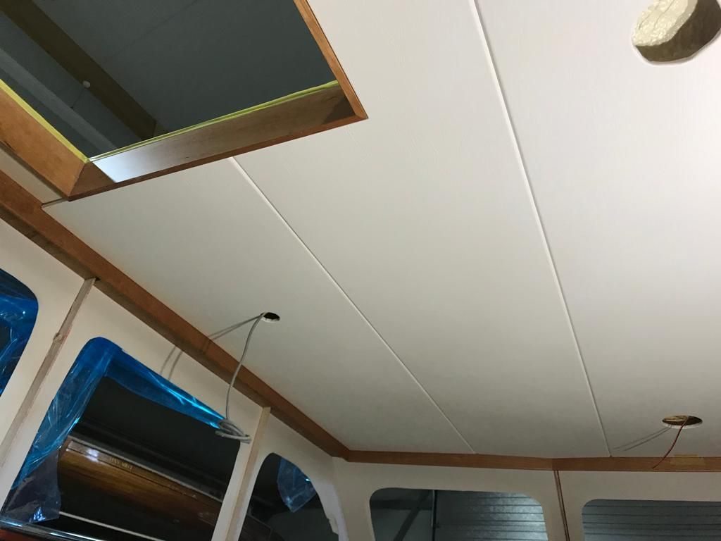 Leer Plafonds, afwerking Interieurbouw Cruiser JachtbetimmeringNoord
