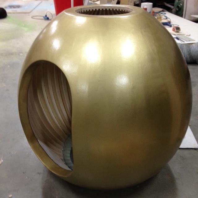 Exclusief Houten Ei, op maat gemaakt. Interieurbouw door JachtbetimmeringNoord te Groningen