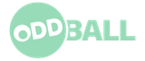 A green circle with the word oddball written inside of it.