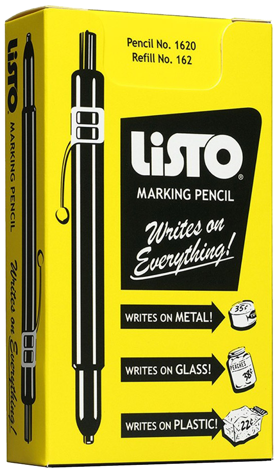 One box of Listo pencils, the box is yellow