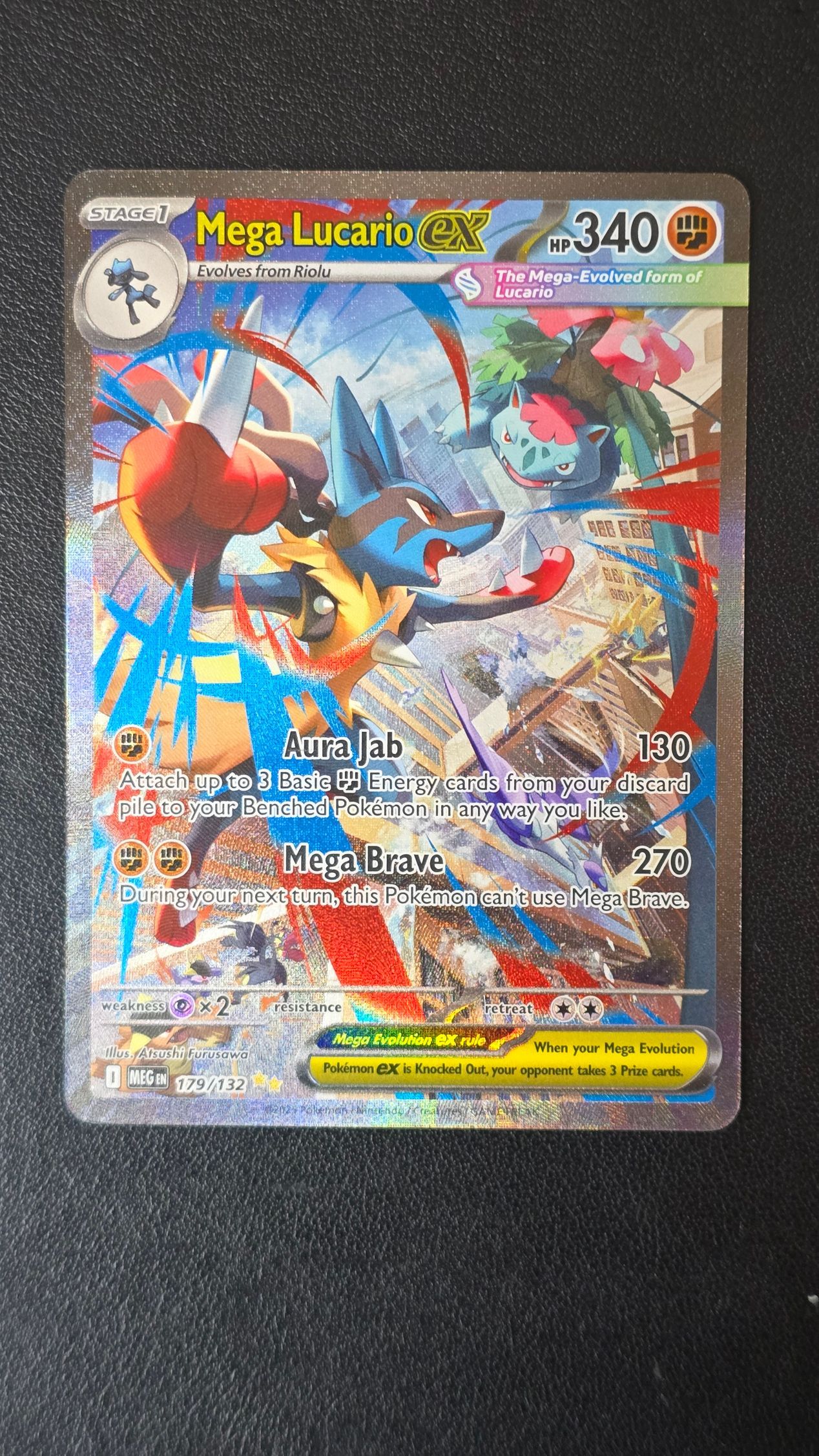 Mega Lucario EX SIR 179/132