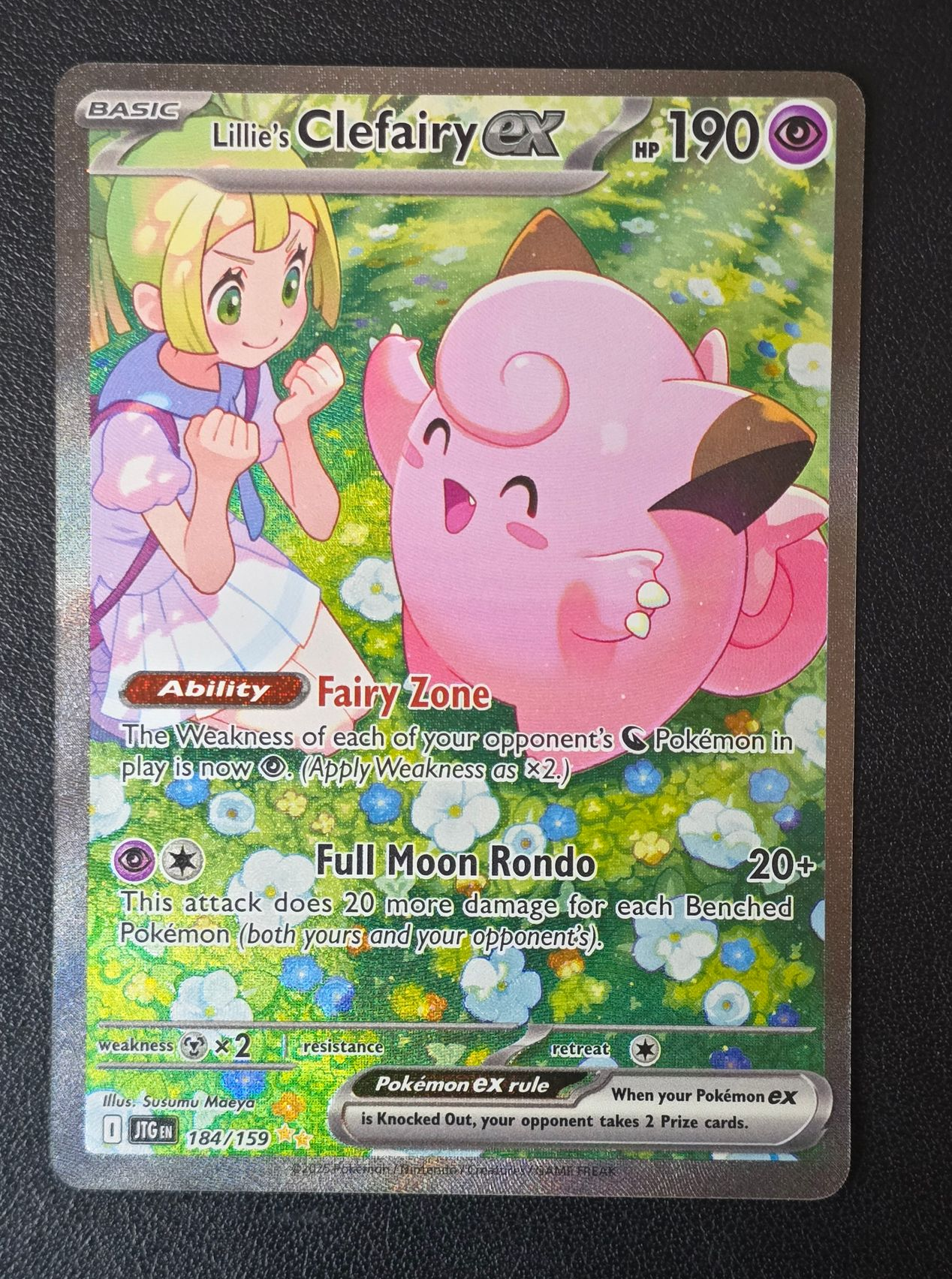 Clefairy de Lillie Ex SIR - 184/159