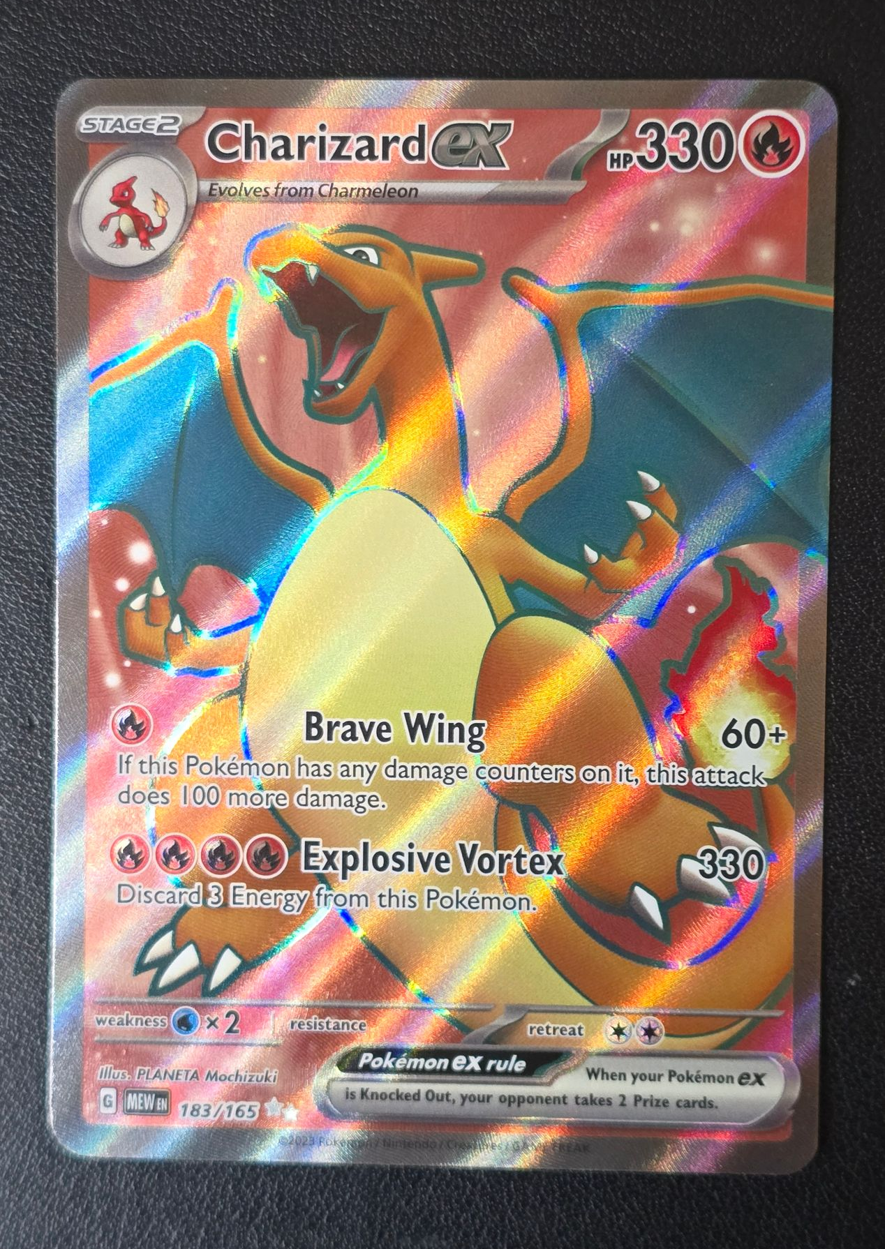Charizard ex - 183/165 Scarelt y Violet 151 (1)