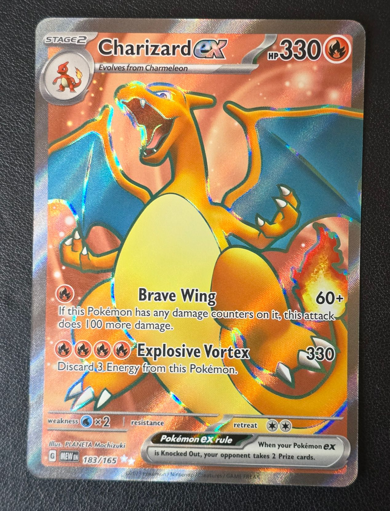 Charizard ex - 183/165 Scarelt y Violet 151 (3)