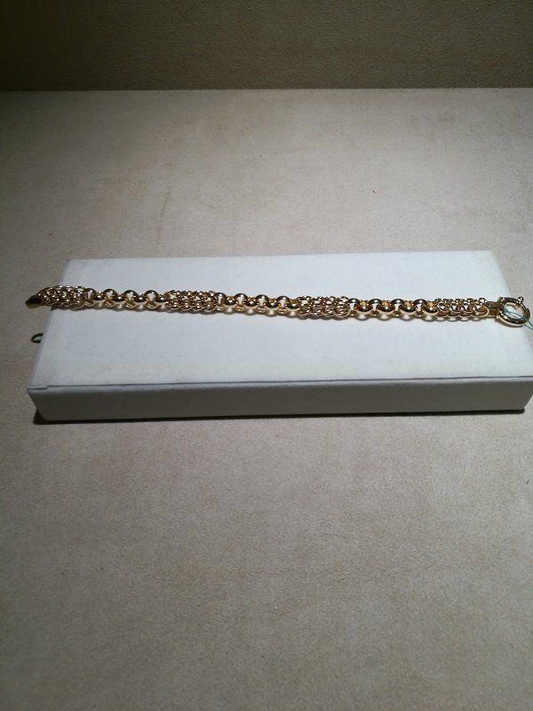 bracciale intrecciato in oro