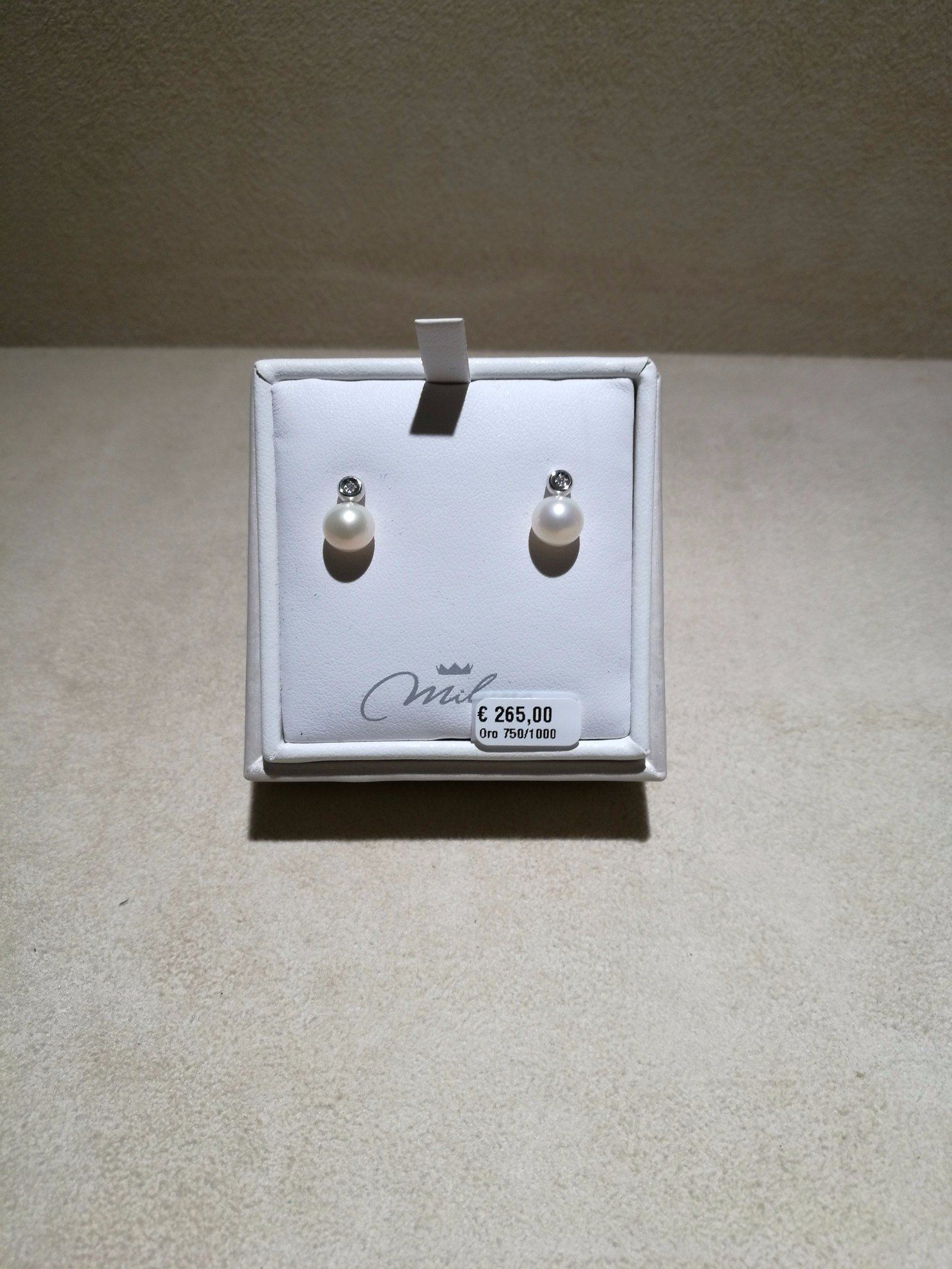 orecchini di perla Miluna