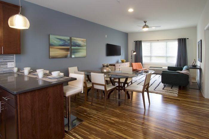 205 Easton Avenue Kitchen/Living Room
