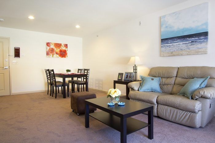 Sicard Street 1BR Living Room