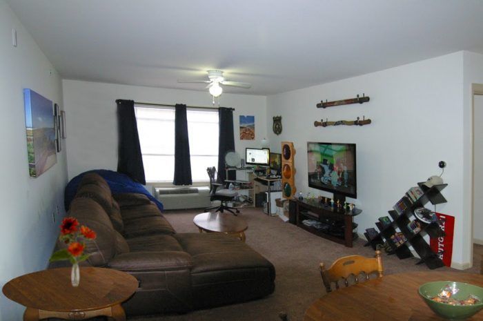 Sicard Street One Bedroom Living Room