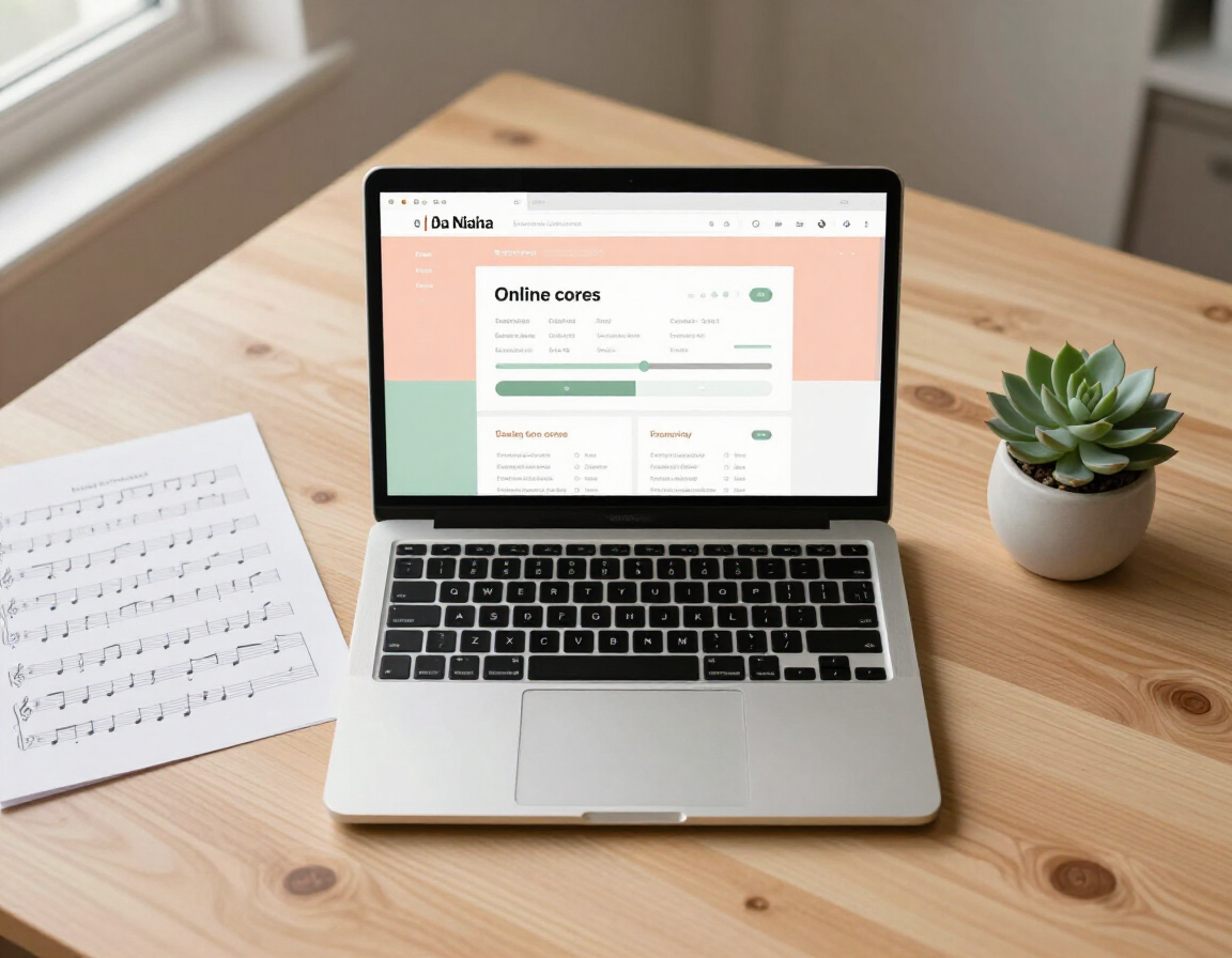 Member dashboard on a laptop