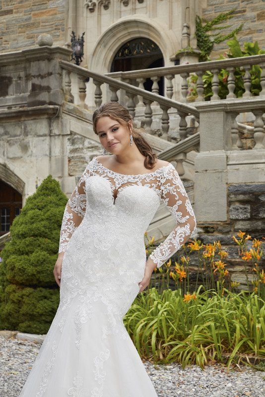 Morilee wedding dress 3285 close up