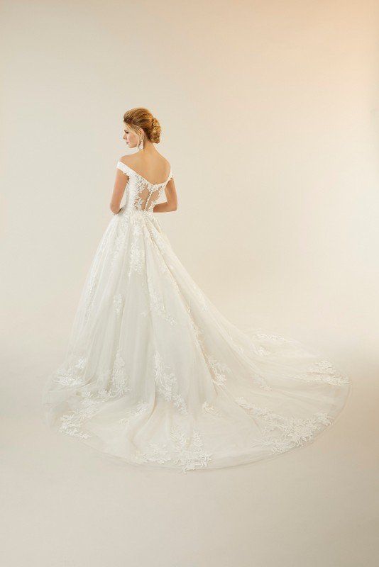 Morilee wedding dress MGNY 51702 back