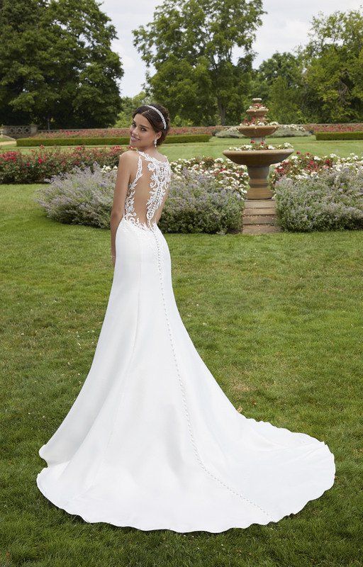 Morilee wedding dress 5804 back