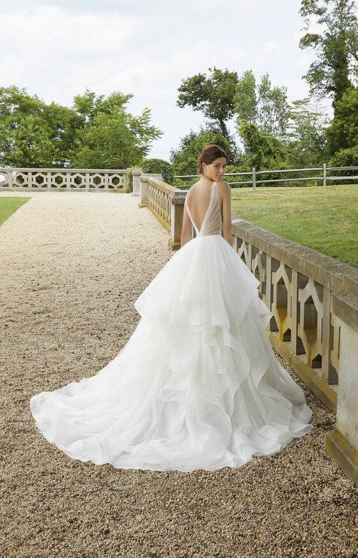 Morilee wedding dress 5818 back