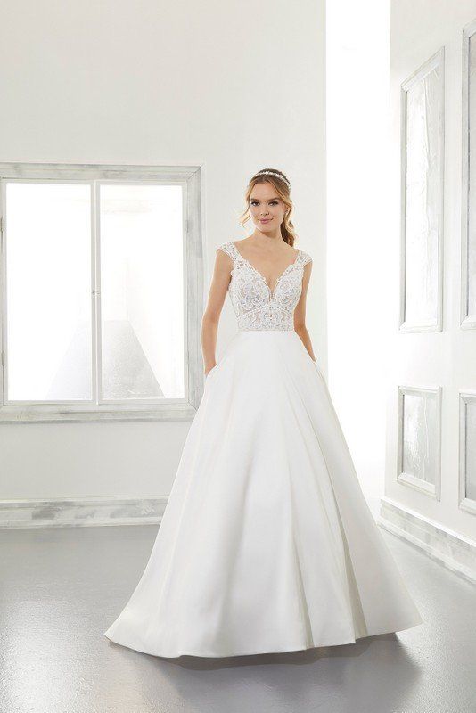 Morilee wedding dress 5867 front