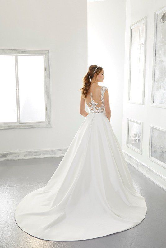 Morilee wedding dress 5867 back