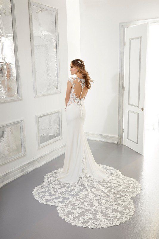 Morilee wedding dress 5868 back