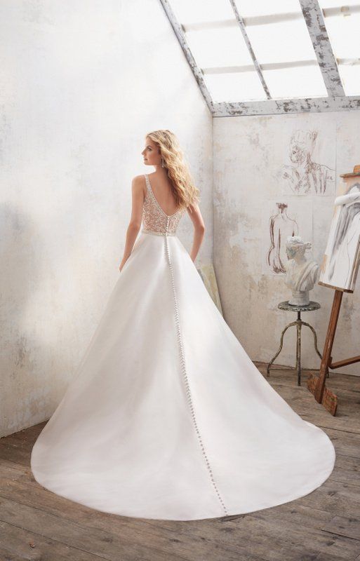 Morilee wedding dress 8123 back